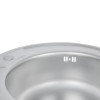 Кухонна мийка Lidz 510-D 0,8 мм Satin (LIDZ510DSAT)