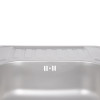 Кухонна мийка Lidz 6550 0,8 мм Micro Decor (LIDZ6350MDEC)