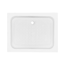 Душовий піддон KAPIELKA ST100x80х14 низький, прямокутний, діаметр зливу 52 мм Lidz