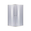 Душова кабіна Lidz Latwa SC80x80.SAT.MID.GR, скло тоноване 4 мм без піддона