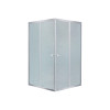 Душова кабіна Lidz Wawel SC90x90.SAT.LOW.FR, скло Frost 4 мм + Lidz Душовий піддон KAPIELKA ST90x90х14