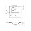 Раковина Qtap Albatross 720x460x180 White без донного клапана QT01113070CW