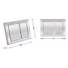 Панель змиву для унітаза Qtap Nest QT0111M06028CRM