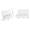 Панель змиву для унітаза Qtap Nest QT0111M08V1384W