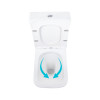 Унітаз підлоговий Qtap Aries Rimless безобідковий з сидінням Soft-close WHITE QT03228302W