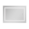 Дзеркало Qtap Cardinal 1000х700 з LED-підсвічуванням Touch, з антизапотіванням, з димером, рег. темп. кольору (3000-6500K) QT0478C10070