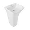 Раковина для підлоги моноблок Qtap Crow 450x435x835 White QT0511G315WN