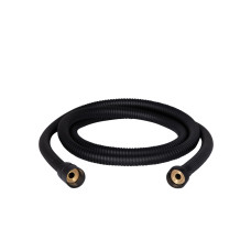 Акційний набір 2+1: Шланг для ручного душу 1600 мм Qtap Hadice QT054BL43074 Black Matt