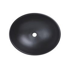 Раковина-чаша Qtap Dove 415x340x140 Matt black QT06116062AMB