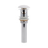 Донний клапан для раковини Qtap PU02O 225х70х70 White з переливом