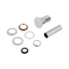 Донний клапан для раковини Qtap PU02O 225х70х70 White з переливом