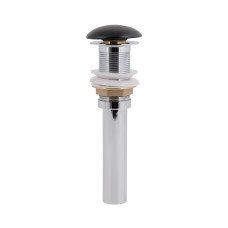 Донний клапан для раковини Qtap PU03 225х70х70 Matt black