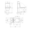 Унітаз підлоговий Qtap Jay Ultra Quiet з сидінням Soft-close 640x360x835 мм QT07222175TW White
