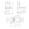 Унітаз-компакт Qtap Jay з сідінням Soft-close QT07222176W