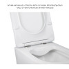 Комплект Qtap Jay 2 в 1: унітаз підвісний Rimless + біде підвісне