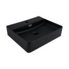 Раковина Qtap Nando LT 500х420х130 Matt black QT12116146AMB