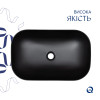 Раковина-чаша Qtap Robin 600x390x150 Matt black QT132143PMBMBN