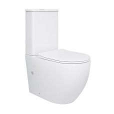 Унітаз-компакт Qtap Robin Ultra Quiet безободковий з сидінням Soft-close QT13222128AUQ1W