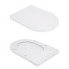 Унітаз-компакт Qtap Robin Ultra Quiet безободковий з сидінням Soft-close QT13222128AUQ1W