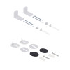 Унітаз підлоговий Qtap Robin Ultra Quiet безобідковий з сидінням Soft-close MATT BLACK QT13226083AMB
