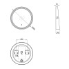 Дзеркало Qtap Robin R600 з LED-підсвічуванням Touch, з антизапотіванням, з димером, рег. темп. кольору (3000-6500K) QT13786501B