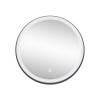 Дзеркало Qtap Robin R600 з LED-підсвічуванням Touch, з антизапотіванням, з димером, рег. темп. кольору (3000-6500K) QT13786501B