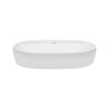 Комплект Qtap Scorpio: Раковина накладна овальна 610x400x120 мм White + Донний клапан PU02