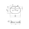 Раковина Qtap Scorpio 600х400х120 White QT14118045W