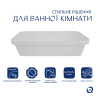 Комплект Qtap Scorpio: Раковина врізна прамокутна 610х380х150 мм White + Донний клапан PU02