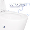 Унітаз підвісний Qtap Scorpio безободковий Ultra Quiet з сидінням Soft-close QT14332380AW