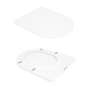 Унітаз-компакт Qtap Stork/Swan безобідковий з сідінням Soft-close QT15222178W