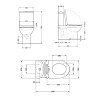 Унітаз підлоговий Qtap Swan Ultra Quiet з сидінням Soft-close 640x360x835 мм QT16222182TW White