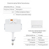 Готове рішення Qtap для ванної кімнати: Унітаз напольний Swan Rimless QT16223178W + інсталяція QT0122490S+ клавіша QT0111M08V1384W