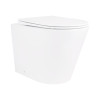 Унітаз підлоговий Qtap Swan безобідковий з сідінням Soft-close QT16223178W