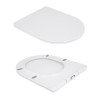 Унітаз підлоговий Qtap Swan безобідковий з сідінням Soft-close QT16223178W