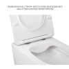 Комплект Qtap Swan 2 в 1: унітаз підвісний Rimless + біде підвісне