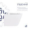 Унітаз підвісний Qtap Swan безобідковий з сідінням Soft-close QT16335178W