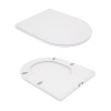 Унітаз підвісний Qtap Swan безобідковий з сідінням Soft-close QT16335178W