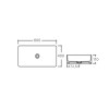 Раковина-чаша Qtap Tern 600x400x110 White QT171180841W