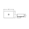Раковина-чаша Qtap Tern 480х370х135 Matt black QT176069MB
