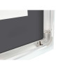 Дзеркало Qtap Mideya Classic 1000х600 з LED-підсвічуванням Touch, з антизапотіванням, з годинником, димером, рег. яскравості QT2078F615W