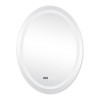 Дзеркало Qtap Mideya (DC-F801) 600х800 з LED-підсвічуванням Touch, з антизапотіванням, з годинником, димером, рег. яскравості QT2078F801W