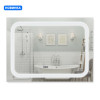 Дзеркало Qtap Mideya (DC-F906) 800х600 з LED-підсвічуванням Touch, з димером, рег. яскравості QT2078F906W