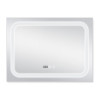 Дзеркало Qtap Mideya (DC-F906) 800х600 з LED-підсвічуванням Touch, з димером, рег. яскравості QT2078F906W