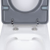 Унітаз підлоговий Qtap Freedom інклюзивний Rimless безобідковий з сидінням Soft-close WHITE QT22226098W