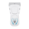 Унітаз-компакт Qtap Presto Quadro безободковий з сидінням Soft-close QT24221215AW