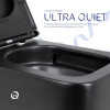 Унітаз підвісний Qtap Gemini безободковий з сидінням Soft-close QT2533076EUQMB