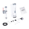 Унітаз підлоговий Qtap Vlasta Ultra Quiet безобідковий з сидінням Soft-close WHITE QT28228300W