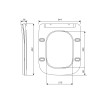Сидіння для унітаза Qtap (Crow Ultra) з мікроліфтом Slim QT99SC6108W
