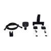 Змішувач для ванни Qtap Gemini (з душовим гарнітуром) QTGEM259BLM45682 Black Matt